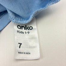 Load image into Gallery viewer, Unisex Anko, blue cotton long sleeve t-shirt, rabbit, FUC, size 7,