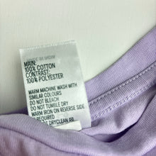Load image into Gallery viewer, Girls Anko, purple cotton / tulle long sleeve dress, GUC, size 7, L: 64cm