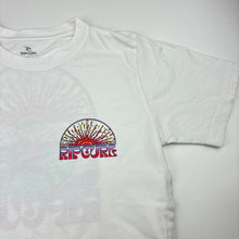 Load image into Gallery viewer, Boys Rip Curl, white cotton t-shirt / top, surf, FUC, size 10,