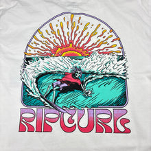 Load image into Gallery viewer, Boys Rip Curl, white cotton t-shirt / top, surf, FUC, size 10,