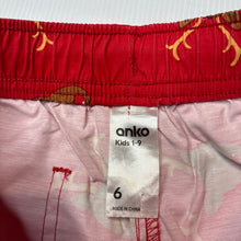 Load image into Gallery viewer, Boys Anko, Christmas board shorts, elasticated, FUC, size 6,