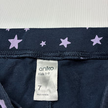 Load image into Gallery viewer, Girls Anko, navy stretchy bike shorts, GUC, size 7,