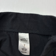 Load image into Gallery viewer, Girls Miss Understood, black stretchy skirt, elasticated, wash fade, FUC, size 7,