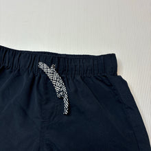 Load image into Gallery viewer, Boys KID, navy lightweight board shorts, elasticated, EUC, size 4,