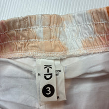 Load image into Gallery viewer, Girls KID, tie-dyed cotton skirt, built-in shorts, elasticated, EUC, size 3,