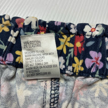Load image into Gallery viewer, Girls Anko, floral stretch cotton shorts, elasticated, GUC, size 9,