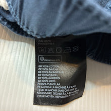 Load image into Gallery viewer, Boys H&amp;M, navy cotton shorts, elasticated, EUC, size 8,