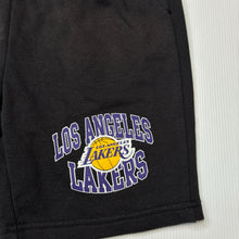 Load image into Gallery viewer, Boys NBA, LA Lakers shorts, elasticated, EUC, size 8,