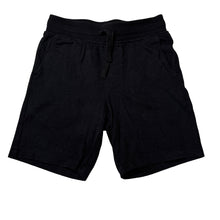 Load image into Gallery viewer, Unisex Target, black Australian cotton shorts, elasticated, EUC, size 8,