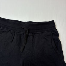 Load image into Gallery viewer, Unisex Target, black Australian cotton shorts, elasticated, EUC, size 8,
