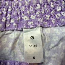 Load image into Gallery viewer, Girls Target, floral cotton shorts, elasticated, GUC, size 5,