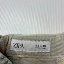 Load image into Gallery viewer, Girls Zara, denim shorts, adjustable, GUC, size 8,