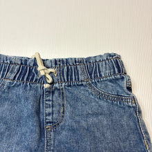 Load image into Gallery viewer, Girls Target, blue denim shorts, elasticated, GUC, size 3,