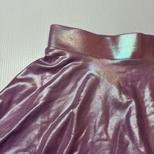 Load image into Gallery viewer, Girls Anko, purple metallic skirt, built-in shorts, elasticated, FUC, size 5,