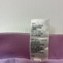 Load image into Gallery viewer, Girls Anko, purple metallic skirt, built-in shorts, elasticated, FUC, size 5,