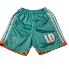 Load image into Gallery viewer, Boys blue, sports / activewear shorts, elasticated, GUC, size 6-8,