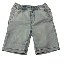 Load image into Gallery viewer, Boys Target, stretch knit denim shorts, elasticated, GUC, size 9,