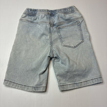 Load image into Gallery viewer, Boys Target, stretch knit denim shorts, elasticated, GUC, size 9,
