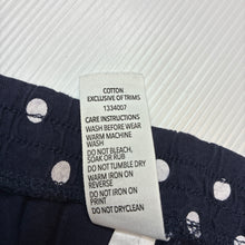 Load image into Gallery viewer, Girls Brilliant Basics, navy cotton shorts, elasticated, GUC, size 5,