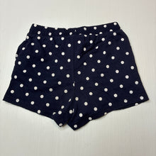 Load image into Gallery viewer, Girls Brilliant Basics, navy cotton shorts, elasticated, GUC, size 5,