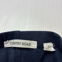 Load image into Gallery viewer, Girls Country Road, navy stretchy bike shorts, wash fade, FUC, size 3,