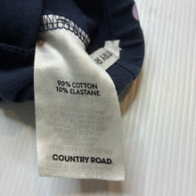 Load image into Gallery viewer, Girls Country Road, navy stretchy bike shorts, wash fade, FUC, size 3,