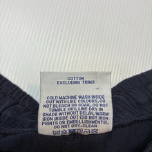 Load image into Gallery viewer, Unisex Champion Authentic, navy cotton shorts, elasticated, GUC, size 12,