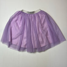 Load image into Gallery viewer, Girls lined, purple tulle skirt, elasticated, GUC, size 7-8,