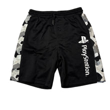 Load image into Gallery viewer, Boys Sony, playstation, basketball style shorts, elasticated, EUC, size 10,
