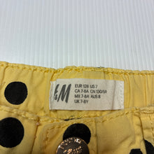 Load image into Gallery viewer, Girls H&amp;M, lightweight cotton shorts, adjustable, EUC, size 8,