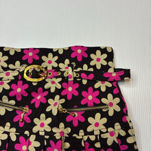 Load image into Gallery viewer, Girls floral, pleated skirt, elasticated, no labels, W: 24cm across unstretched, EUC, size 4-5,