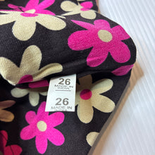 Load image into Gallery viewer, Girls floral, pleated skirt, elasticated, no labels, W: 24cm across unstretched, EUC, size 4-5,