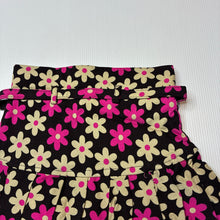 Load image into Gallery viewer, Girls floral, pleated skirt, elasticated, no labels, W: 24cm across unstretched, EUC, size 4-5,