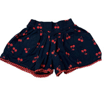Load image into Gallery viewer, Girls Target, navy lightweight cotton shorts, elasticated, GUC, size 5,