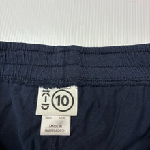 Load image into Gallery viewer, Girls Kids, lightweight cotton shorts, elasticated, GUC, size 10,