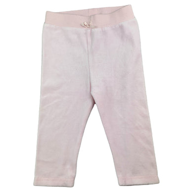 Target pink soft velour pants / bottoms, size 0, Pre-loved