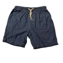Load image into Gallery viewer, Boys Next, blue lightweight cotton shorts, elasticated, GUC, size 3-4,