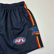 Load image into Gallery viewer, Unisex AFL, Adelaide Crows. sport shorts, elasticated, GUC, size 10,