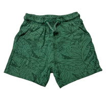 Load image into Gallery viewer, Boys Nutmeg, green cotton shorts, elasticated, EUC, size 2,
