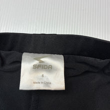 Load image into Gallery viewer, Girls SFIDA, black sports skirt, built-in shorts, elasticated, EUC, size 6,