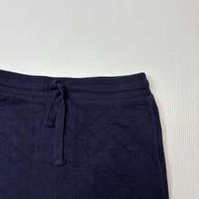 Load image into Gallery viewer, Girls Seed, navy quilted cotton skirt, elasticated, EUC, size 5,