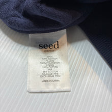Load image into Gallery viewer, Girls Seed, navy quilted cotton skirt, elasticated, EUC, size 5,