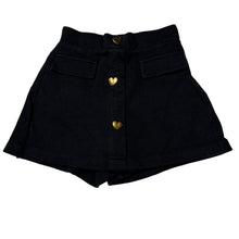 Load image into Gallery viewer, Girls Zara, black shorts / skort, elasticated, GUC, size 6,