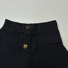 Load image into Gallery viewer, Girls Zara, black shorts / skort, elasticated, GUC, size 6,