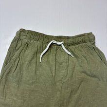 Load image into Gallery viewer, Boys Anko, green cotton shorts, elasticated, GUC, size 9,