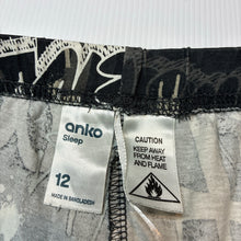 Load image into Gallery viewer, Boys Anko, cotton pyjama shorts, wash fade, FUC, size 12,