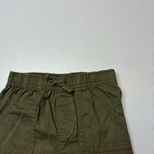 Load image into Gallery viewer, Unisex khaki, cotton shorts, elasticated, EUC, size 3,