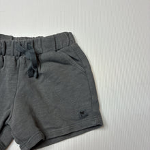 Load image into Gallery viewer, Unisex Target, grey organic cotton shorts, elasticated, GUC, size 00,