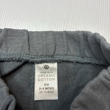 Load image into Gallery viewer, Unisex Target, grey organic cotton shorts, elasticated, GUC, size 00,