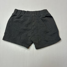 Load image into Gallery viewer, Unisex Target, grey organic cotton shorts, elasticated, GUC, size 00,